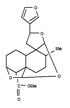 Structure of 9aH,10aH-2,3a,6a-[1]Propanyl[3]ylidene-4H-difuro[2,3-b:3',2'-g]oxocin-3-carboxylicacid, 8-(3-furanyl)hexahydro-6-methyl-, methyl ester, (2a,3a,3aa,6b,6aa,8b,9ab,10ab,11S*)-(-)-