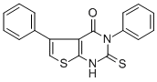 Structure of 3,5-DIPHENYL-2-THIOXO-2,3-DIHYDROTHIENO[2,3-D]PYRIMIDIN-4(1H)-ONE