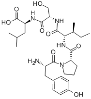 TYR-PRO-ILE-SER-LEU TRIFLUOROACETATE SALT结构式