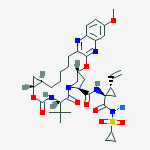 Structure of MK 5172 sodiuM salt