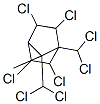Structure of 2,3,5,6,8,8,10,10-octachlorobornane