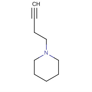 Structure of Piperidine, 1-(3-butynyl)-