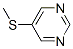 Structure of PYRIMIDINE,5-(METHYLTHIO)-