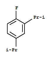Structure of 2,4-Diisopropylfluorobenzene