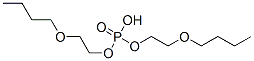 bis(2-butoxyethyl) hydrogen phosphate结构式
