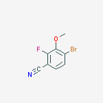 Structure of 4-bromo-2-fluoro-3-methoxybenzonitrile