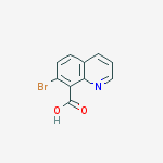 Structure of 7-BroMoquinoline-8-carboxylic acid