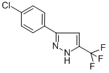 Structure of 3-(4-CHLOROPHENYL)-5-(TRIFLUOROMETHYL)-1H-PYRAZOLE