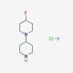 Structure of 4-FLUORO-1,4'-BIPIPERIDINE HYDROCHLORIDE