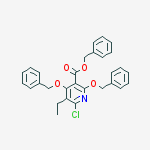 Structure of Benzyl 2,4-bis(benzyloxy)-6-chloro-5-ethylnicotinate