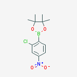 2-Chloro-4-nitrophenylboronic acid, pinacol ester结构式