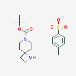 Structure of N-T-BOC-1,7-DIAZASPIRO[3.5]NONANE P-TOLUENESULFONATE