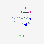 Structure of C-(4-Trifluoromethyl-pyrimidin-5-yl)-methylamine hydrochloride