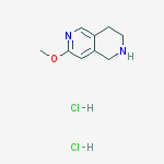 Structure of 7-Methoxy-1,2,3,4-tetrahydro-[2,6]naphthyridine dihydrochloride