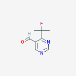 Structure of 4-(1-Fluoro-1-methyl-ethyl)-pyrimidine-5-carbaldehyde