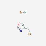 Structure of 4-Bromomethyl-oxazole hydrobromide