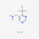 Structure of (4-(2-fluoropropan-2-yl)pyriMidin-5-yl)MethanaMine hydrochloride