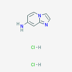 Structure of Imidazo[1,2-a]pyridin-7-amine;dihydrochloride