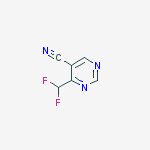 Structure of 4-Difluoromethyl-pyrimidine-5-carbonitrile