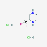 Structure of (S)-2-Trifluoromethyl-piperazine dihydrochloride