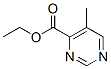 Structure of 4-PYRIMIDINECARBOXYLIC ACID 5-METHYL-,ETHYL ESTER