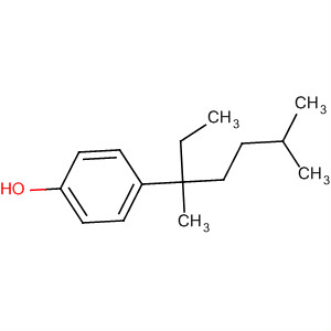 Phenol, 4-(1-ethyl-1,4-dimethylpentyl)-结构式