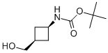 Structure of TERT-BUTYL CIS-3-HYDROXYMETHYLCYCLOBUTYLCARBAMATE