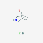 Structure of 3-Azabicyclo[3.2.1]octan-8-one hydrochloride