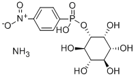 Structure of 4-NITROPHENYL MYO-INOSITOL-1-PHOSPHATE, AMMONIUM SALT