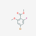 Structure of Methyl 4-bromo-2-fluoro-6-methoxybenzoate