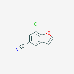 Structure of 7-chloro-5-Benzofurancarbonitrile