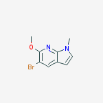 Structure of 5-Bromo-1-methyl-6-methoxy-7-azaindole