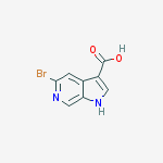 Structure of 5-Bromo-6-azaindole 3-carboxylic acid