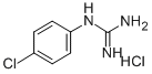 Structure of 4-CHLOROPHENYLGUANIDINE HYDROCHLORIDE