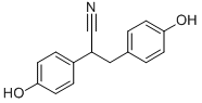 Structure of 2,3-BIS(4-HYDROXYPHENYL)-PROPIONITRILE