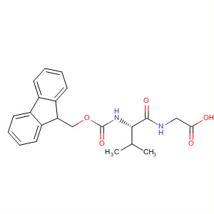 Structure of Glycine, N-[N-[(9H-fluoren-9-ylmethoxy)carbonyl]-L-valyl]-
