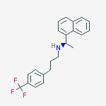 Structure of (R)-N-(1-(naphthalen-1-yl)ethyl)-3-(4-(trifluoroMethyl)phenyl)propan-1-aMine