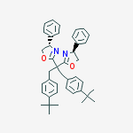 Structure of (4S,4'S)-2,2'-(1,3-BIS[4-(T-BUTYL)PHENYL)PROPANE-2,2-DIYL]BIS(4-PHENYL-4,5-DIHYDROOXAZOLE) (S)-BTBBPH-SABOX