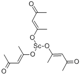 Structure of SCANDIUM (III) 2,4-PENTANEDIONATE