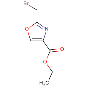 Structure of 4-Oxazolecarboxylic acid, 2-(bromomethyl)-, ethyl ester
