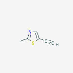 Structure of 5-ethynyl-2-methyl-1,3-thiazole