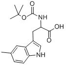 Structure of BOC-5-METHYL-DL-TRYPTOPHAN