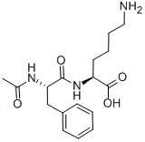 Structure of AC-PHE-LYS-OH