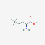 Structure of D-Norleucine, 5,5-dimethyl-
