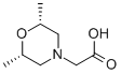 Structure of (2R,6S)-(2,6-DIMETHYL-MORPHOLIN-4-YL)-ACETIC ACID