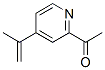 Structure of ETHANONE,1-[4-(1-METHYLVINYL)-PYRIDIN-2-YL]-