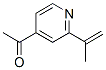 Ethanone,1-[2-(1-methylethenyl)-4-pyridinyl]-结构式