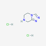 Structure of 5,6,7,8-Tetrahydro-[1,2,4]triazolo[4,3-a]pyrazine dihydrochloride
