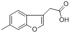 Structure of 2-(6-METHYL-1-BENZOFURAN-3-YL) ACETIC ACID