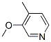 Structure of Pyridine,3-methoxy-4-methyl-